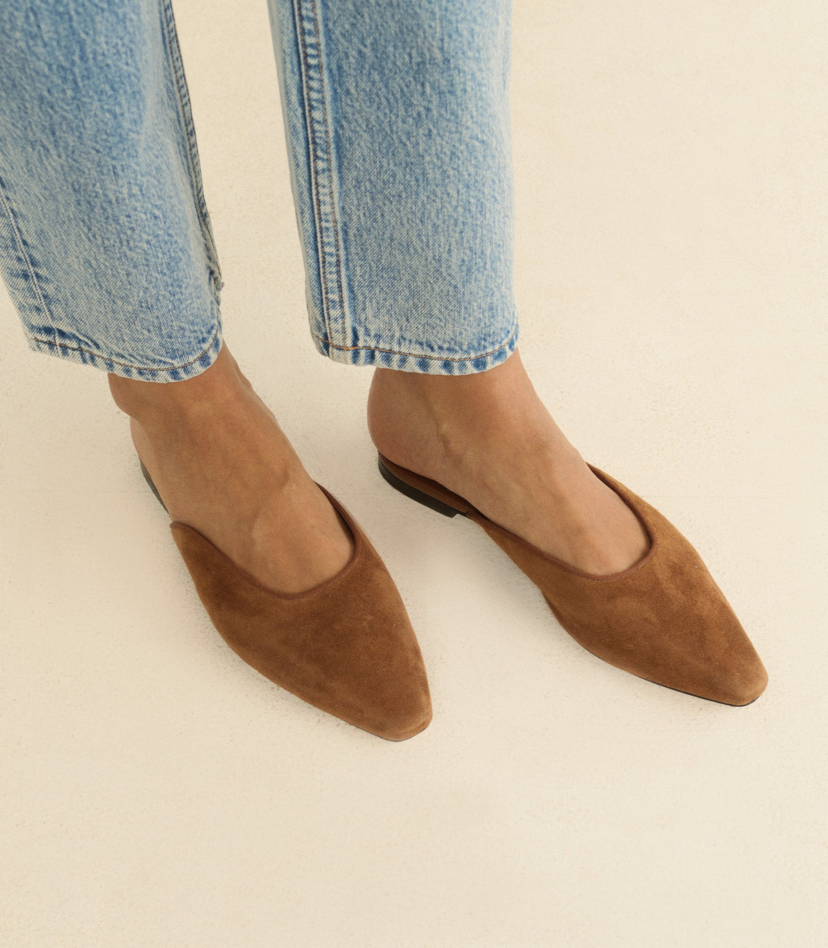ADAIR SLIDE -- TORTOISE SUEDE