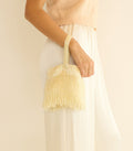 BALFOUR BEADED BAG -- CHAMPAGNE