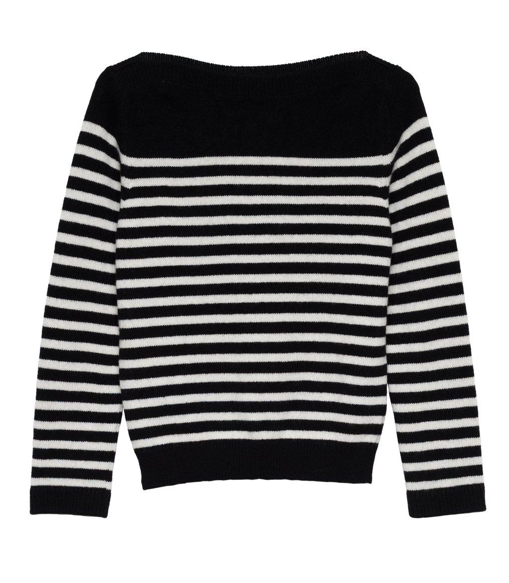 CLAIRMONT SWEATER -- MARCEAU STRIPE