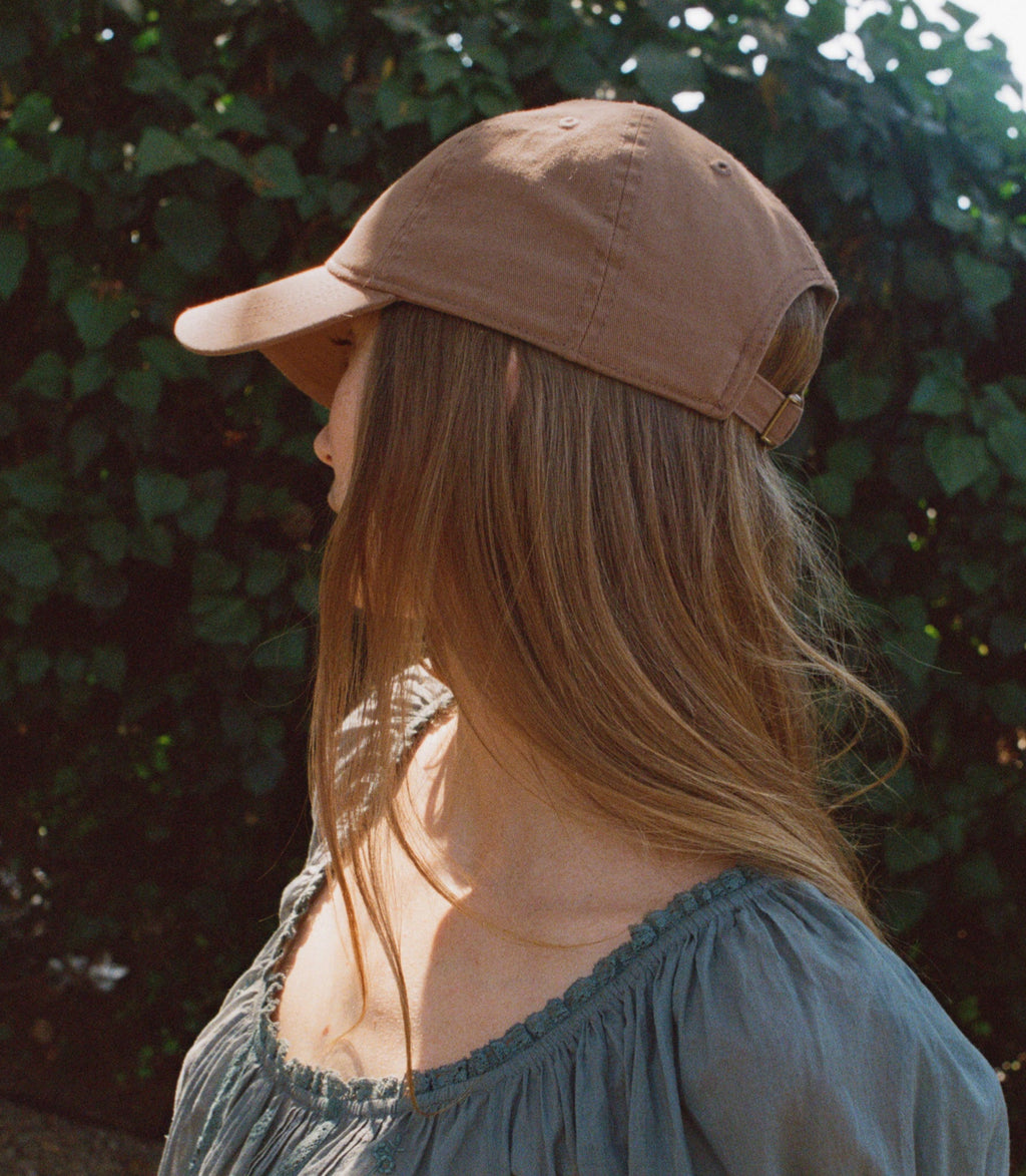 CLARO BASEBALL HAT -- BROWN COTTON