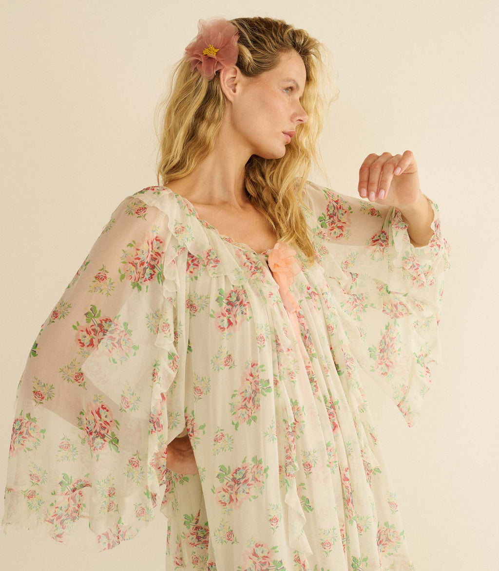 DANI BARRETTE -- APRICOT ORGANZA