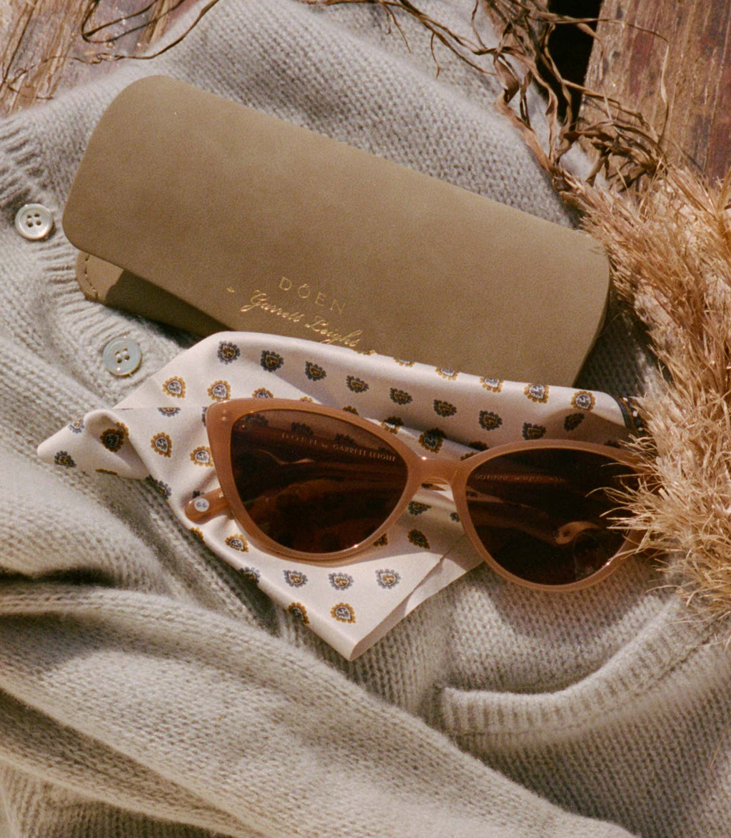 DÔEN BY GARRETT LEIGHT DOYENNE SUNGLASSES -- MINK