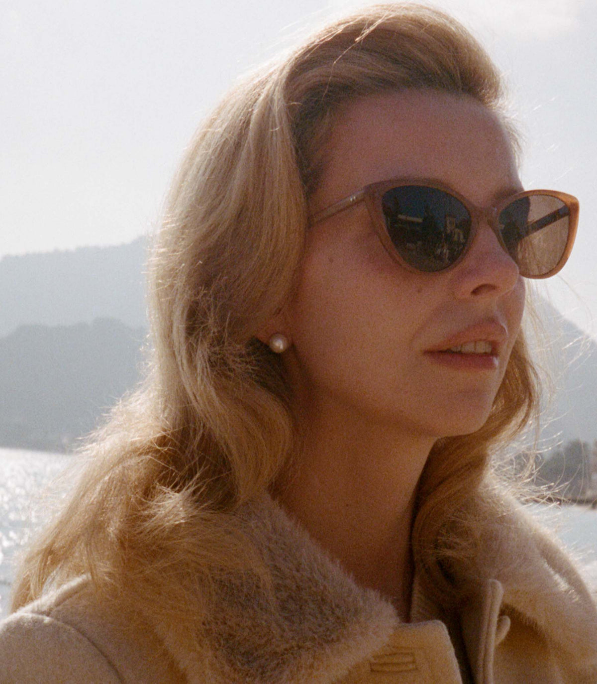 DÔEN BY GARRETT LEIGHT DOYENNE SUNGLASSES -- MINK