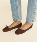 ELENI MARY JANE -- CHOCOLATE SUEDE