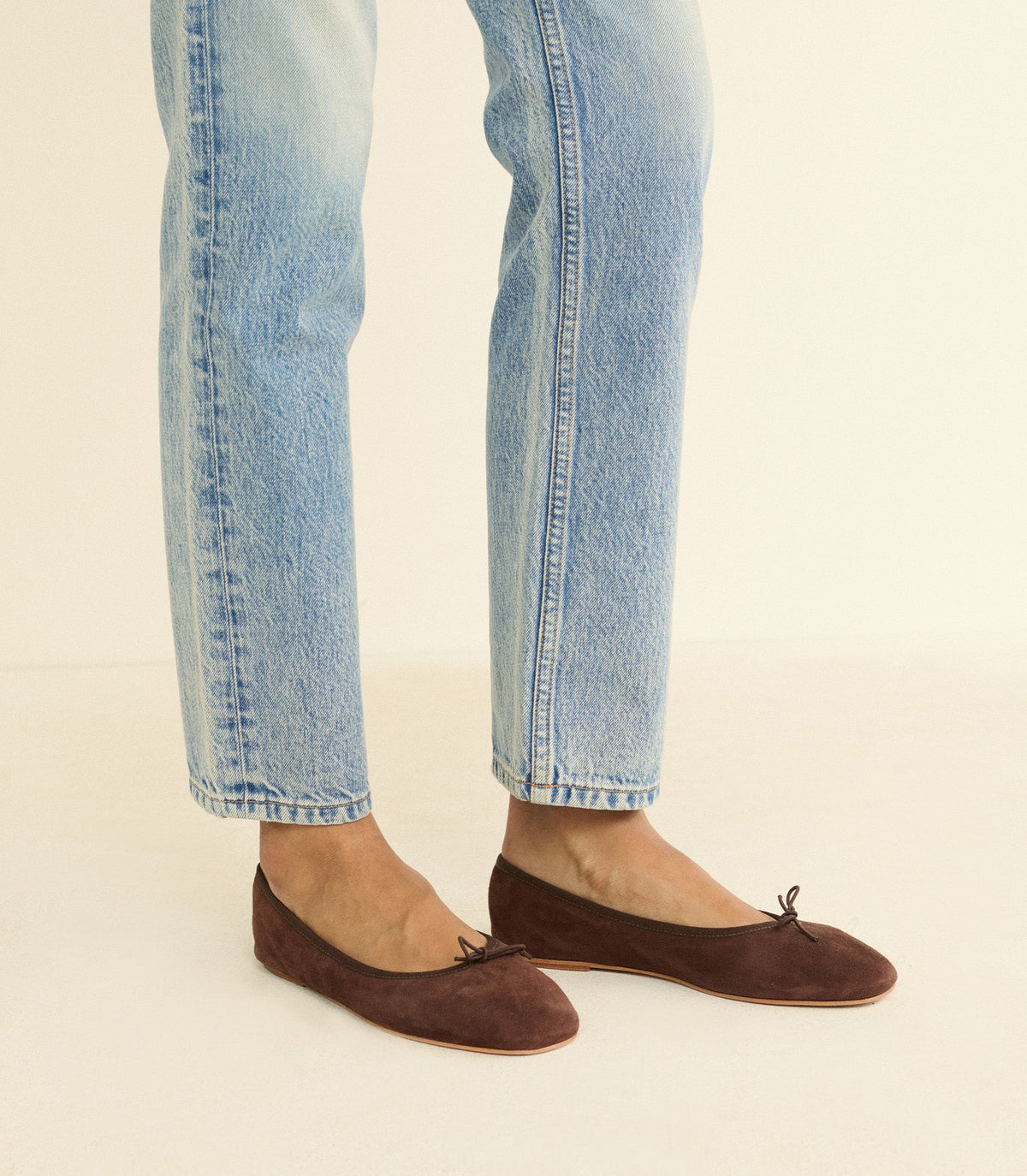 ELENI MARY JANE -- CHOCOLATE SUEDE