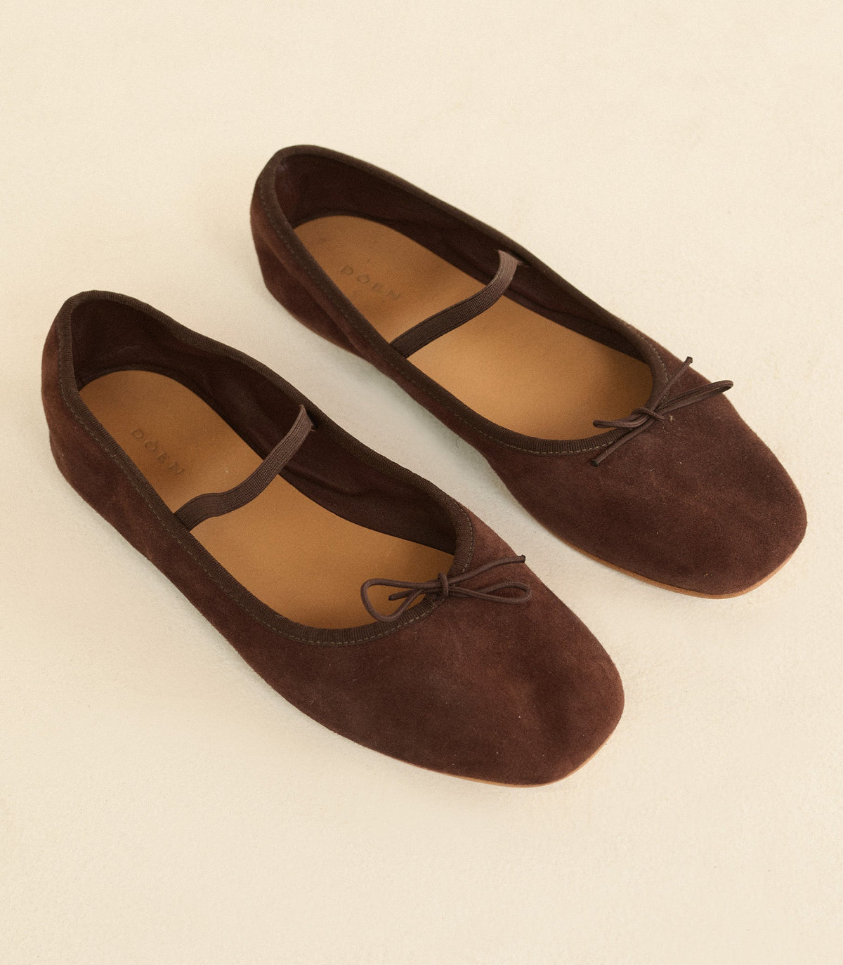 ELENI MARY JANE -- CHOCOLATE SUEDE