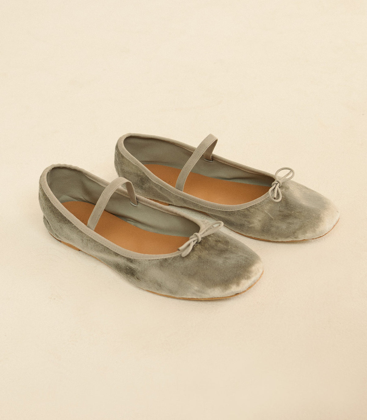 ELENI MARY JANE -- DOVE PANNE VELVET