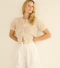 EVELYN CARDIGAN -- HEATHER DOGWOOD