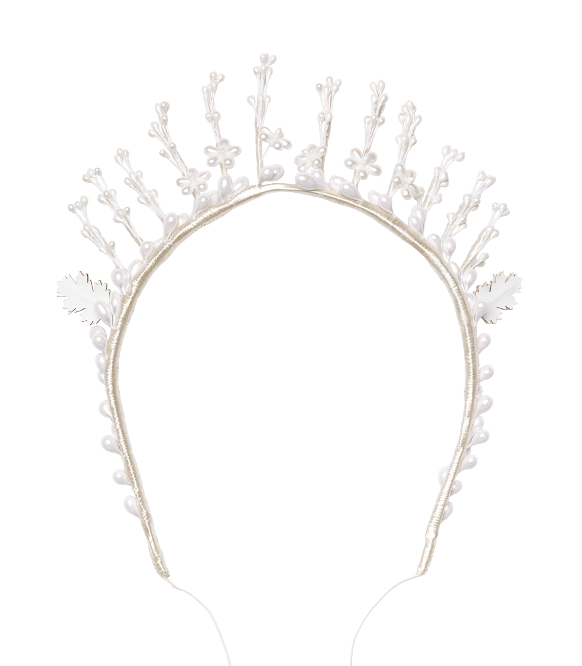 FAYE TIARA -- ANTIQUE PEARL