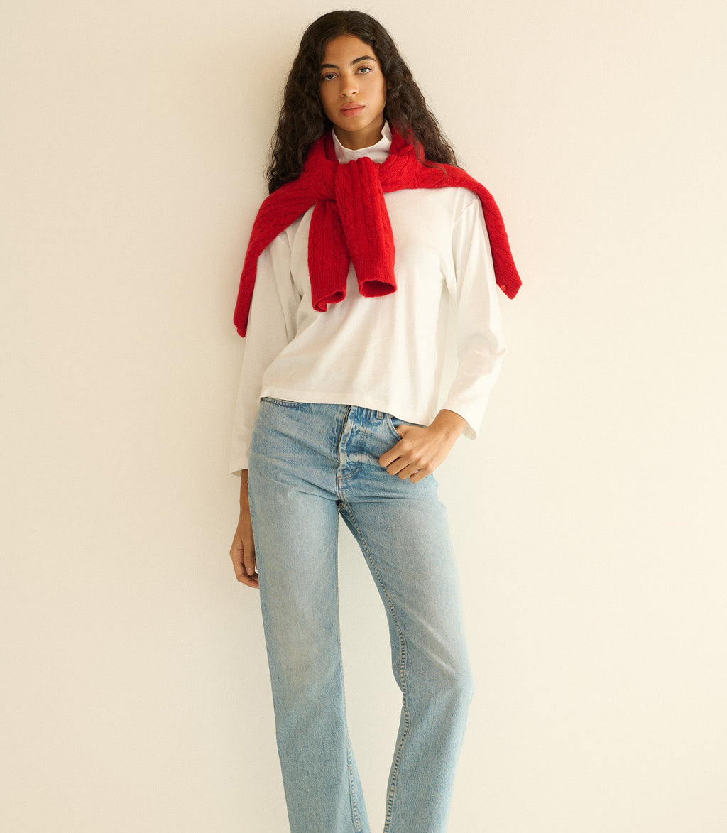 HAWTHORN TURTLENECK -- SALT