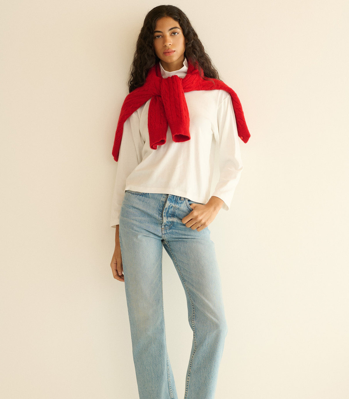 HAWTHORN TURTLENECK -- SALT