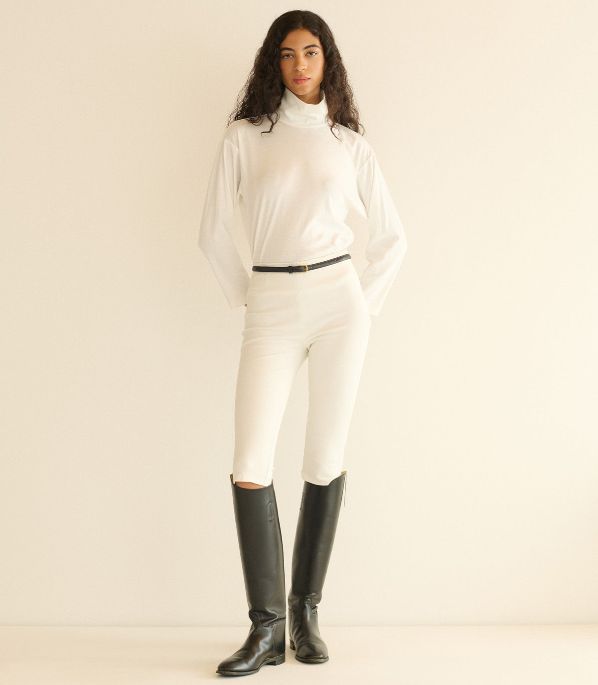 HAWTHORN TURTLENECK -- SALT