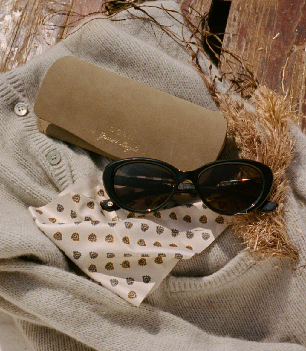 DÔEN BY GARRETT LEIGHT INGÉNUE SUNGLASSES -- BLACK