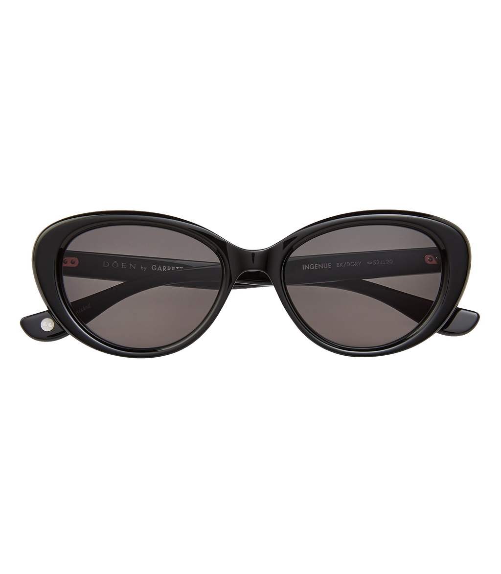 DÔEN BY GARRETT LEIGHT INGÉNUE SUNGLASSES -- BLACK