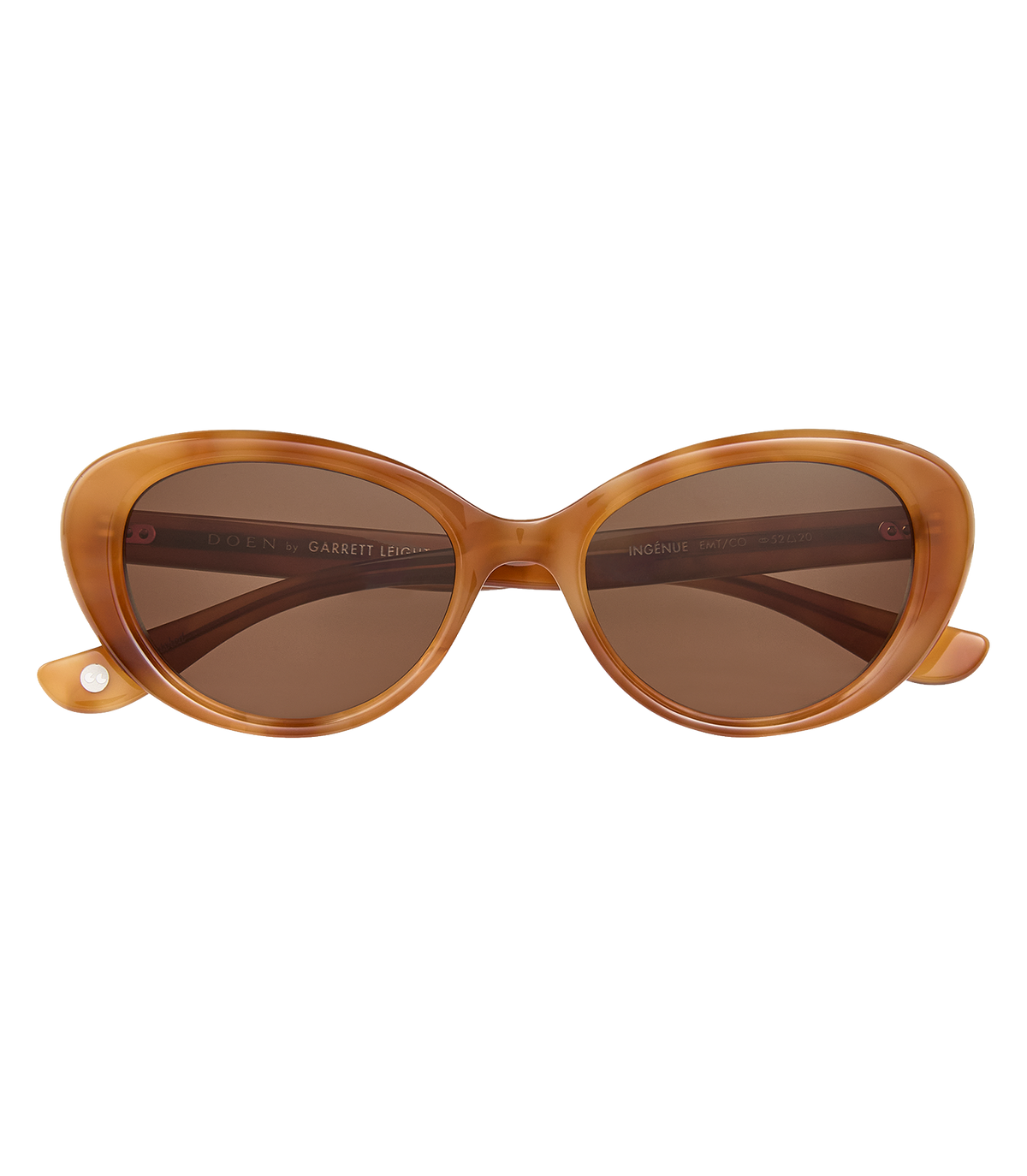 DÔEN BY GARRETT LEIGHT INGÉNUE SUNGLASSES -- EMBER TORTOISE