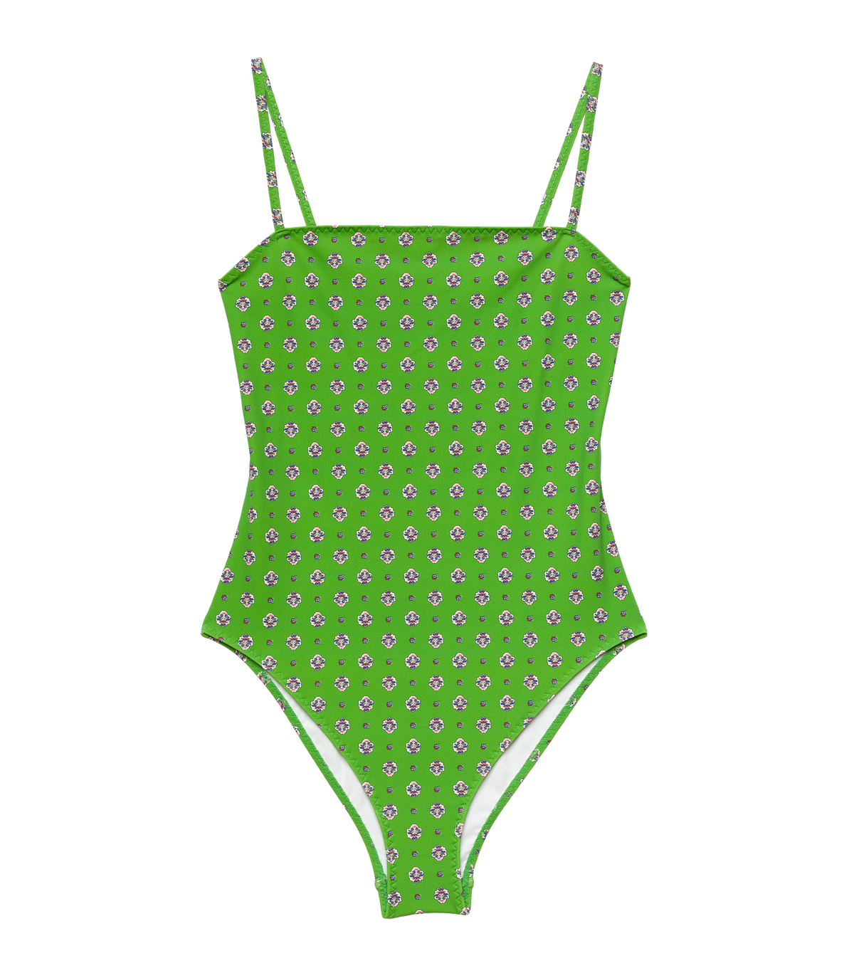 MARBELLA MAILLOT -- VERT CADIZ FOULARD