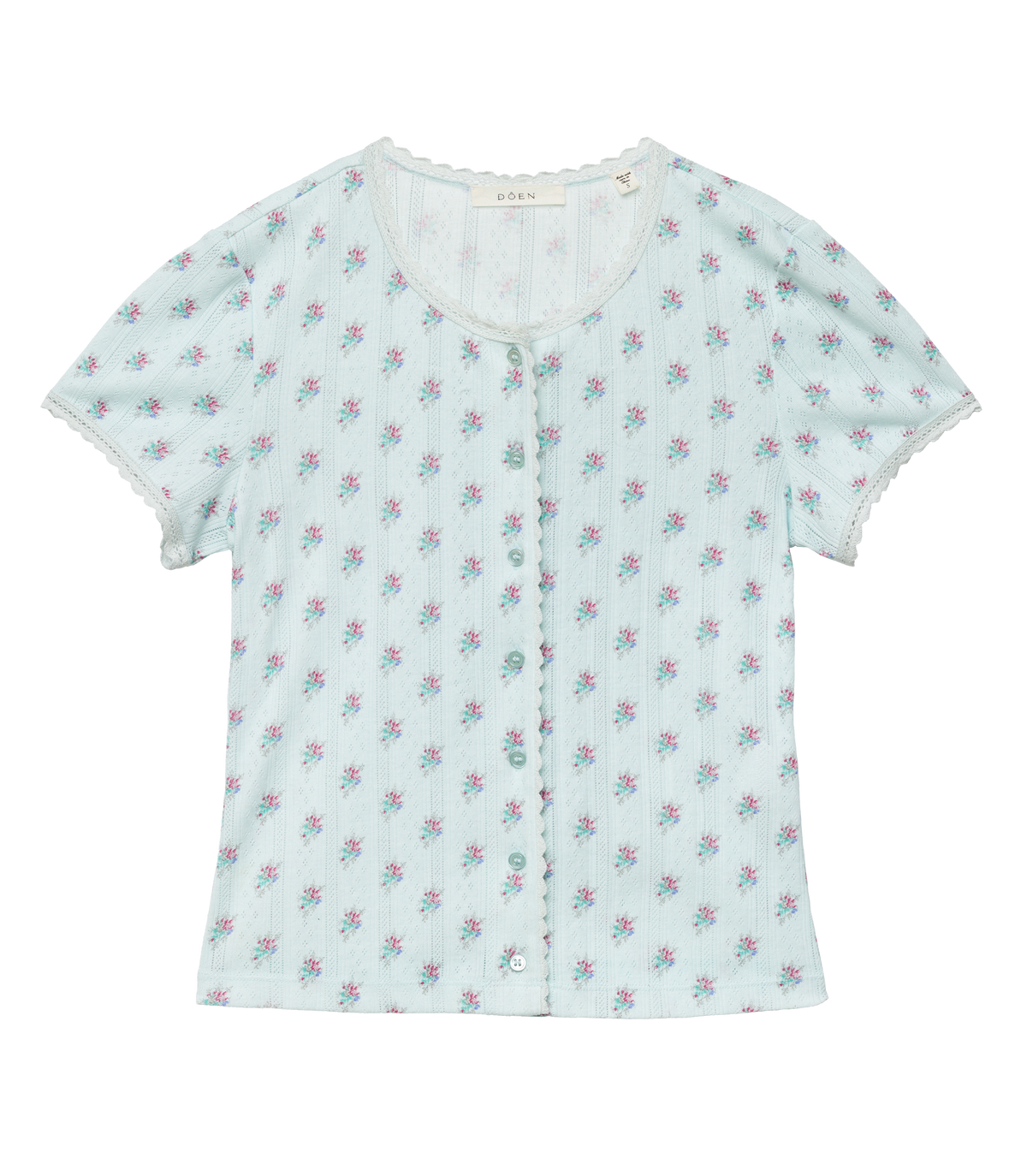 NETA TEE -- SKY PETIT POSY CALICO