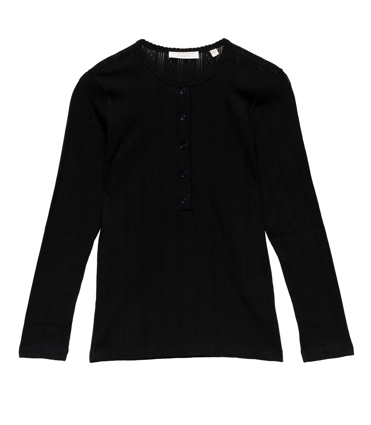 PAOLA TEE -- BLACK QUELLE JOLIE POINTELLE