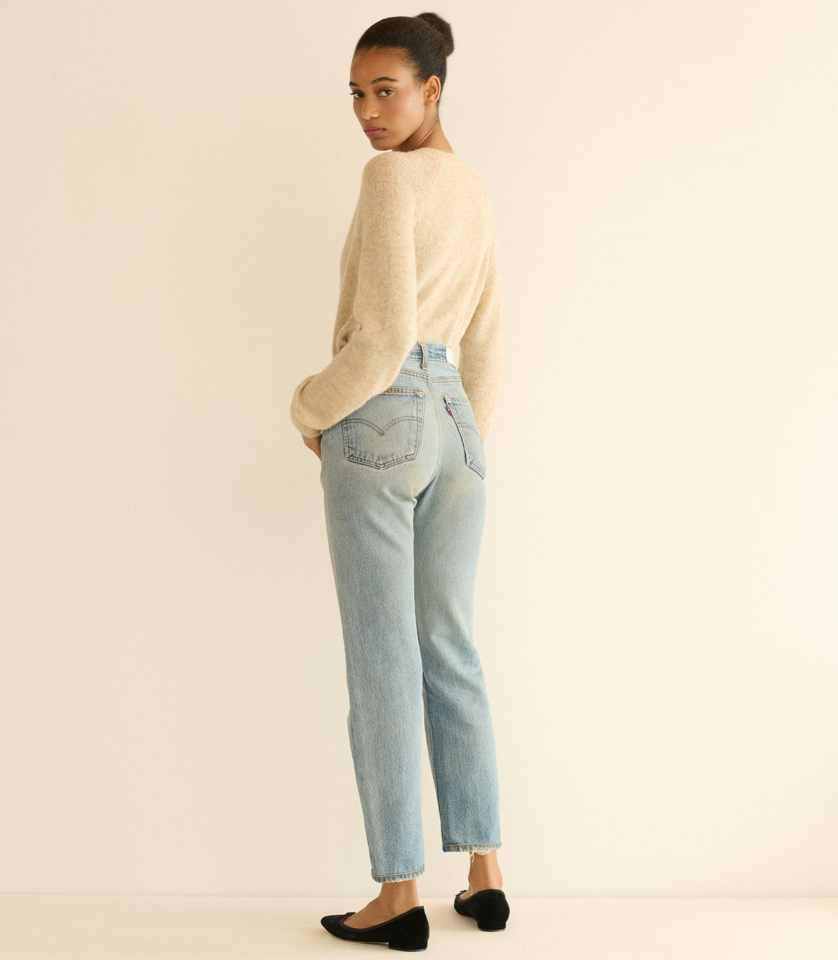 PETRA CARDIGAN -- HAZELNUT CREME
