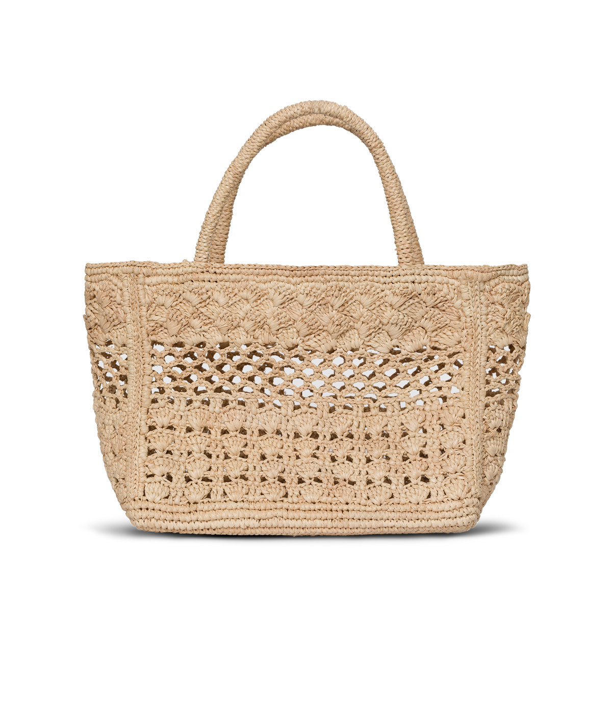 PRANZO MINI TOTE -- NATURAL RAFFIA