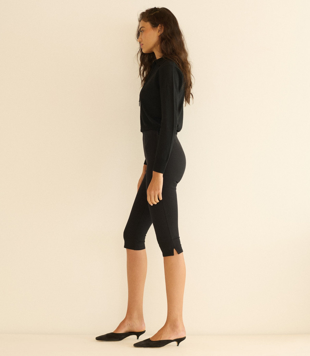 REED SWEATER -- BLACK